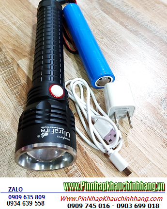 Ultrafire T3 (XH-P50), Đèn pin siêu sáng Ultrafire T3 (XH-P50) bóng 1000lumens chiếu xa 500m_Made in Thailand